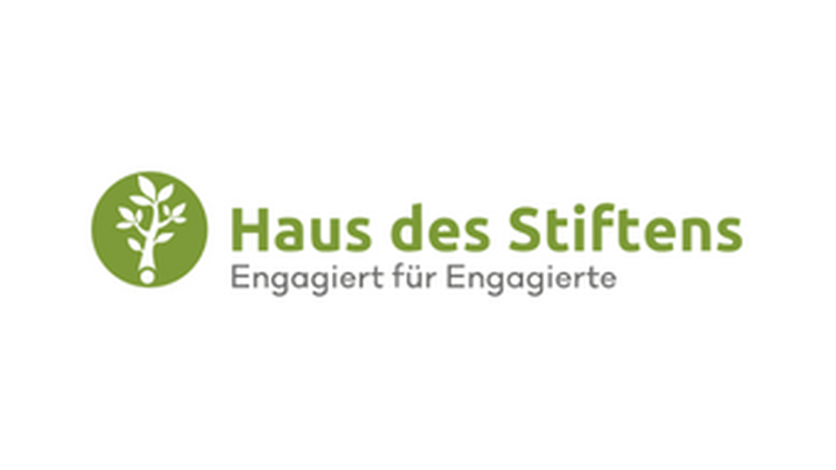 Online-Konfliktmanagement: Der Elefant im Raum in der Videokonferenz Logo Haus des Stiftens